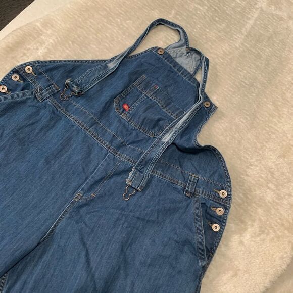 Dickies Denim Dungarees Overalls Workwear Coveralls Pants  2XL‎ L 32" - Picture 5 of 8